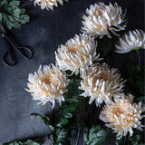 Artificial Chrysanthemum in Cream