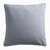 denim blue pillow on a white background