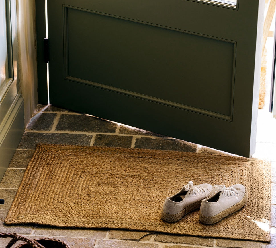 Sambourne Door mat in natural coir by Garden Trading