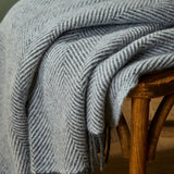 Herringbone Pure New Wool Throw
