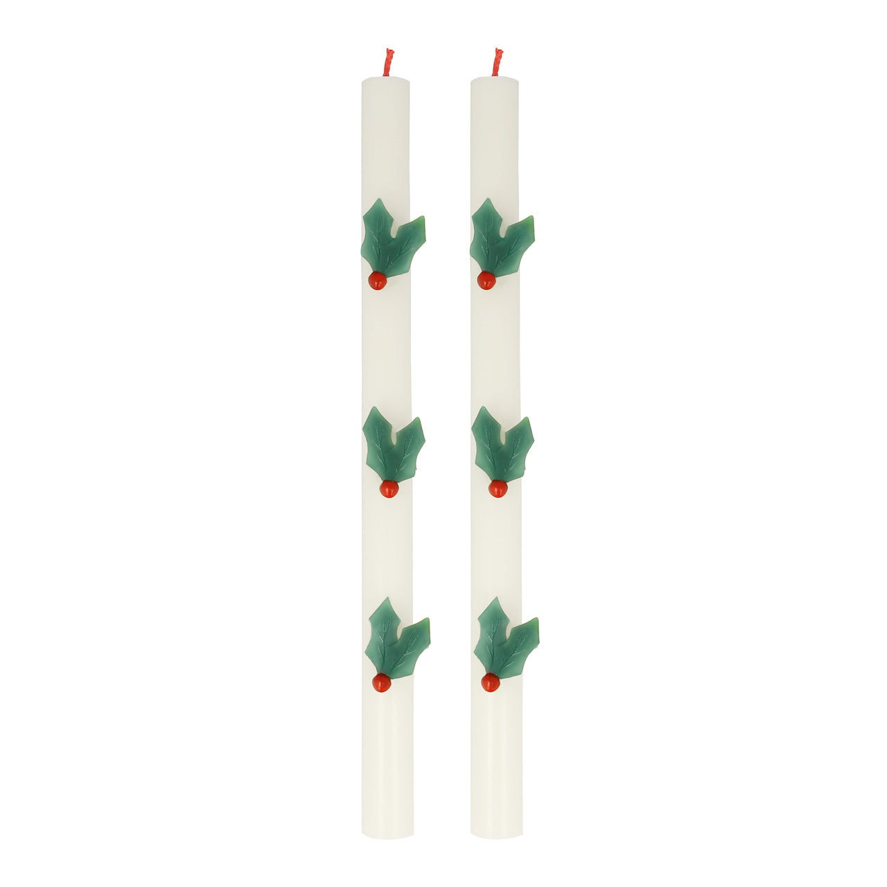 Holly Christmas Candles by Meri Meri