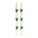 Holly Christmas Candles by Meri Meri