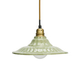 Enamel Ceiling Lamp Light Green