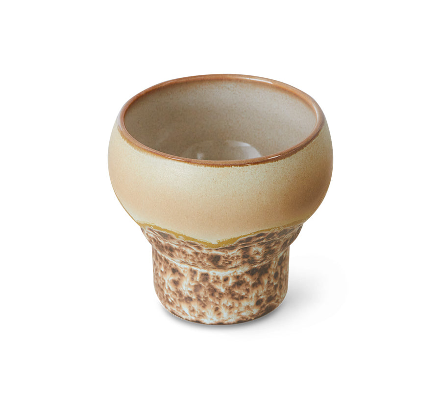 1970's ceramic mugs set Lungo by HKliving 