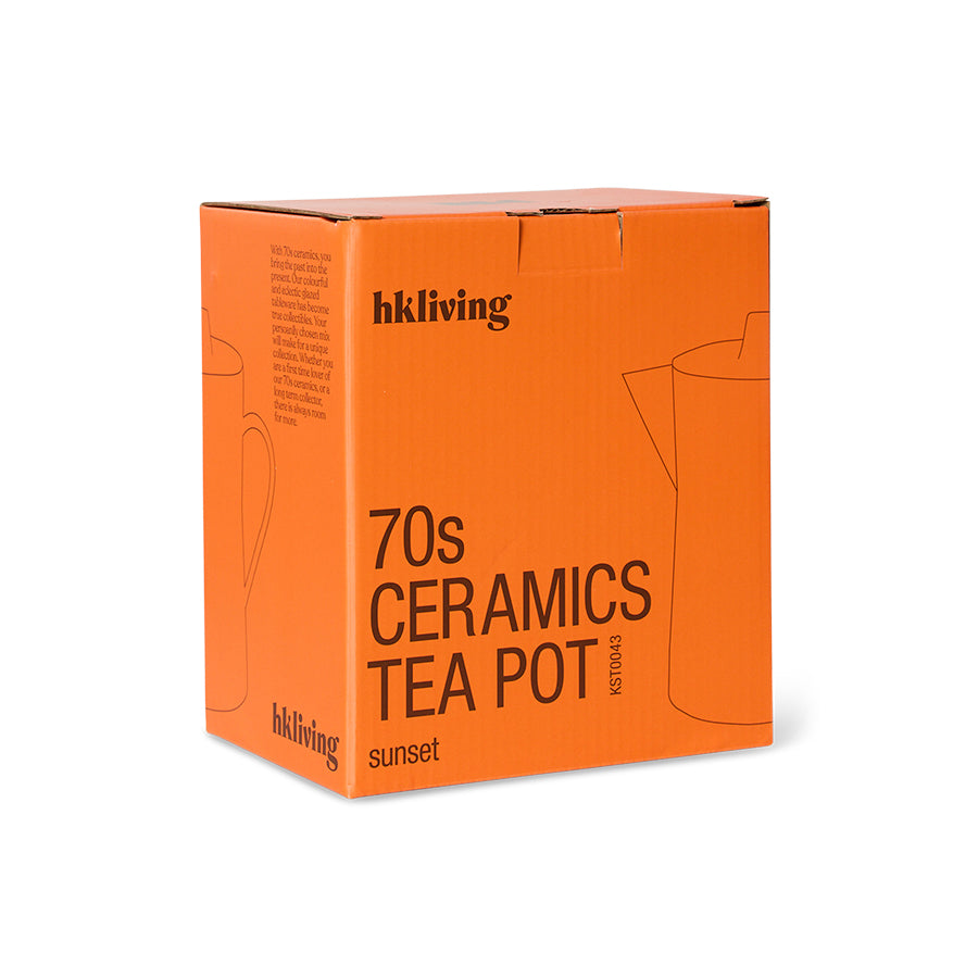 giftbox for 1970's Ceramic Teapot Sunset by HKLIVING