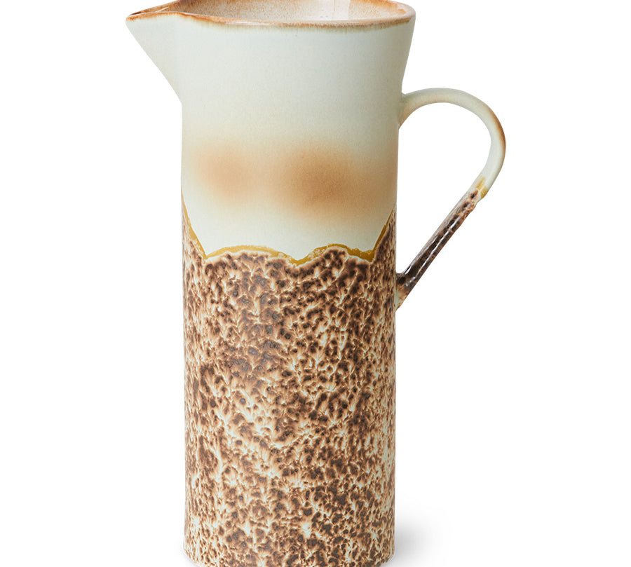tall 1970's style Ceramic Jug by HKLIVING