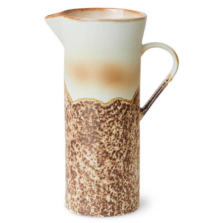tall 1970's style Ceramic Jug by HKLIVING
