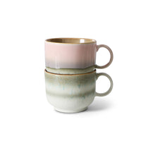 Set of 1970's Ceramic Teacups by HKliving