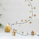 Gold Star String Lights