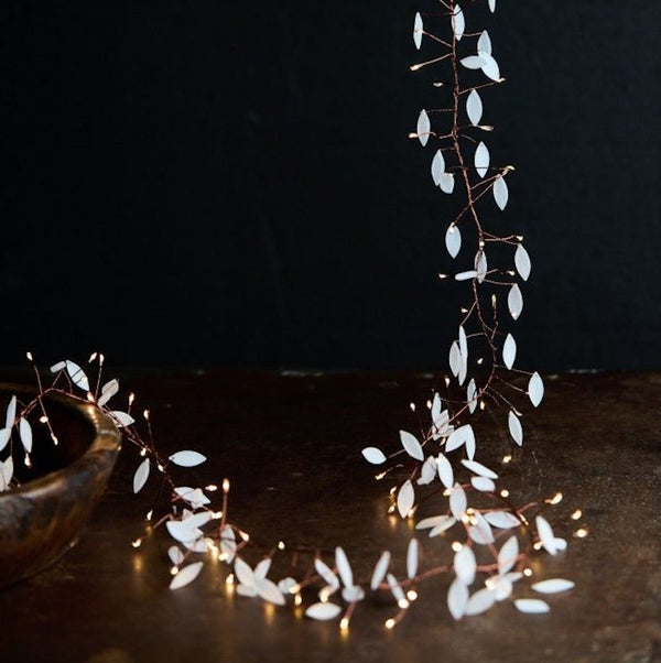 Leaf Cluster Wire Lights, battery operated string lights