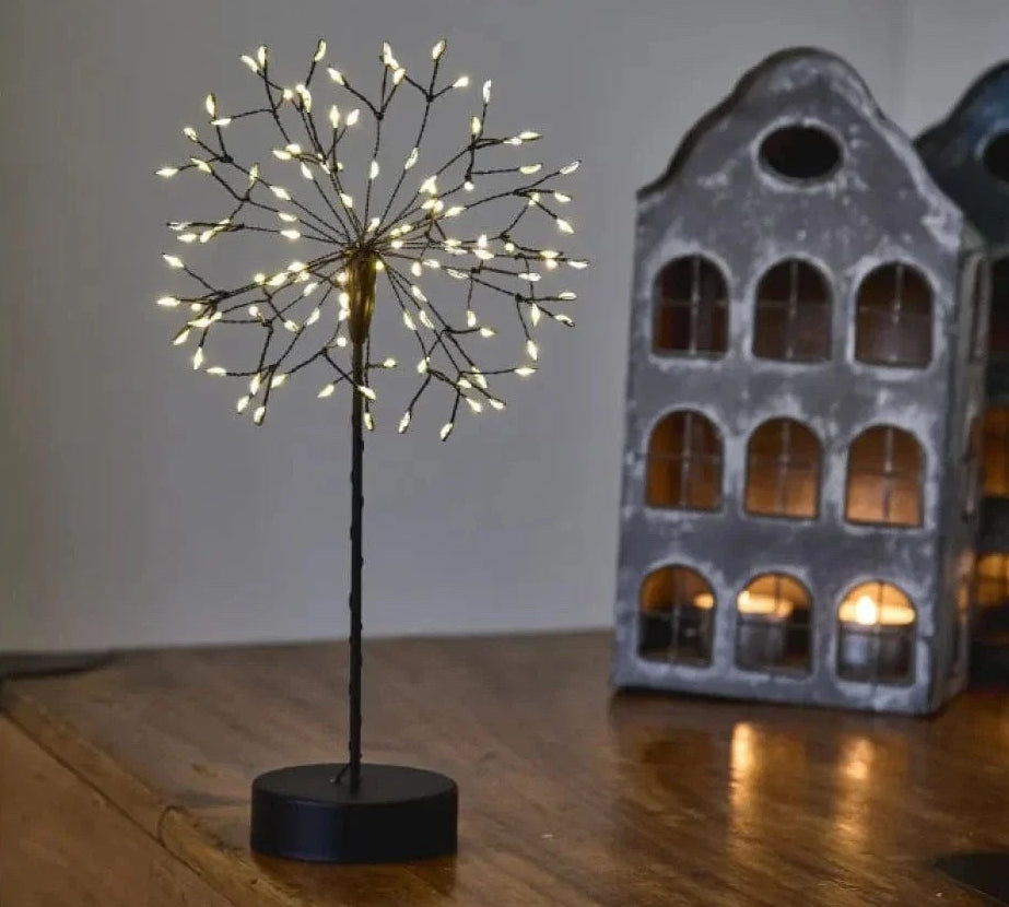 Dandelion Table Light in Silver, Black or Gold