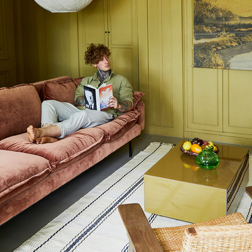 Retro Sofa in velvet by HKliving