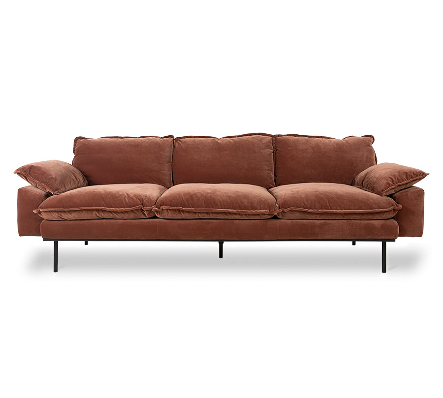 Retro Sofa in velvet by HKliving