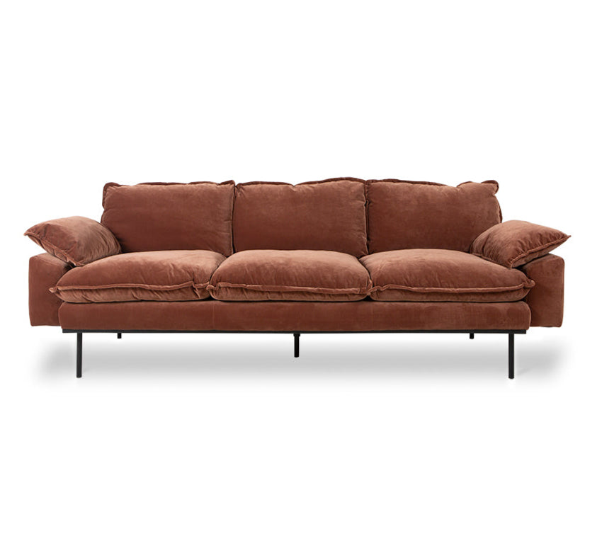 Retro Sofa in velvet by HKliving