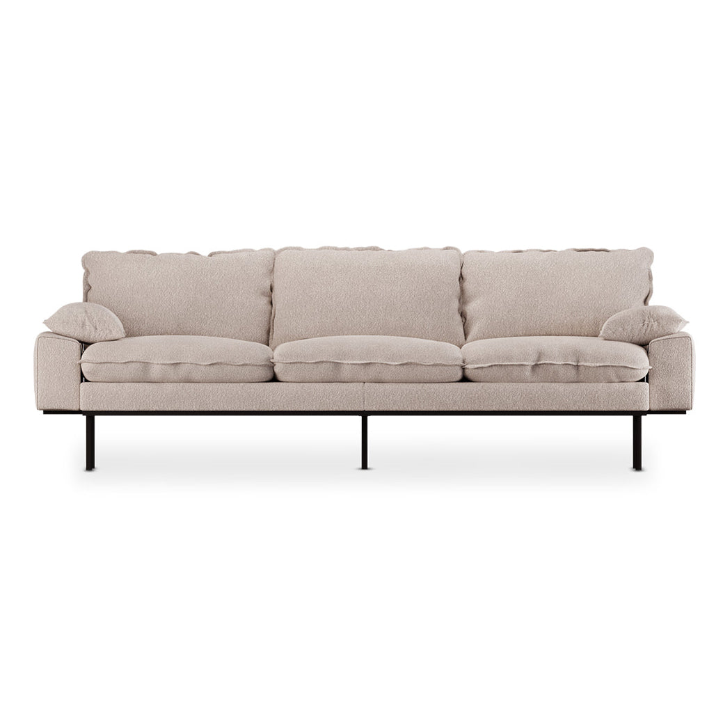 Retro Sofa in taupe boucle by HKliving