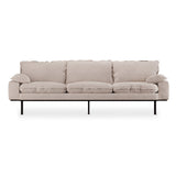 Retro Sofa in taupe boucle by HKliving