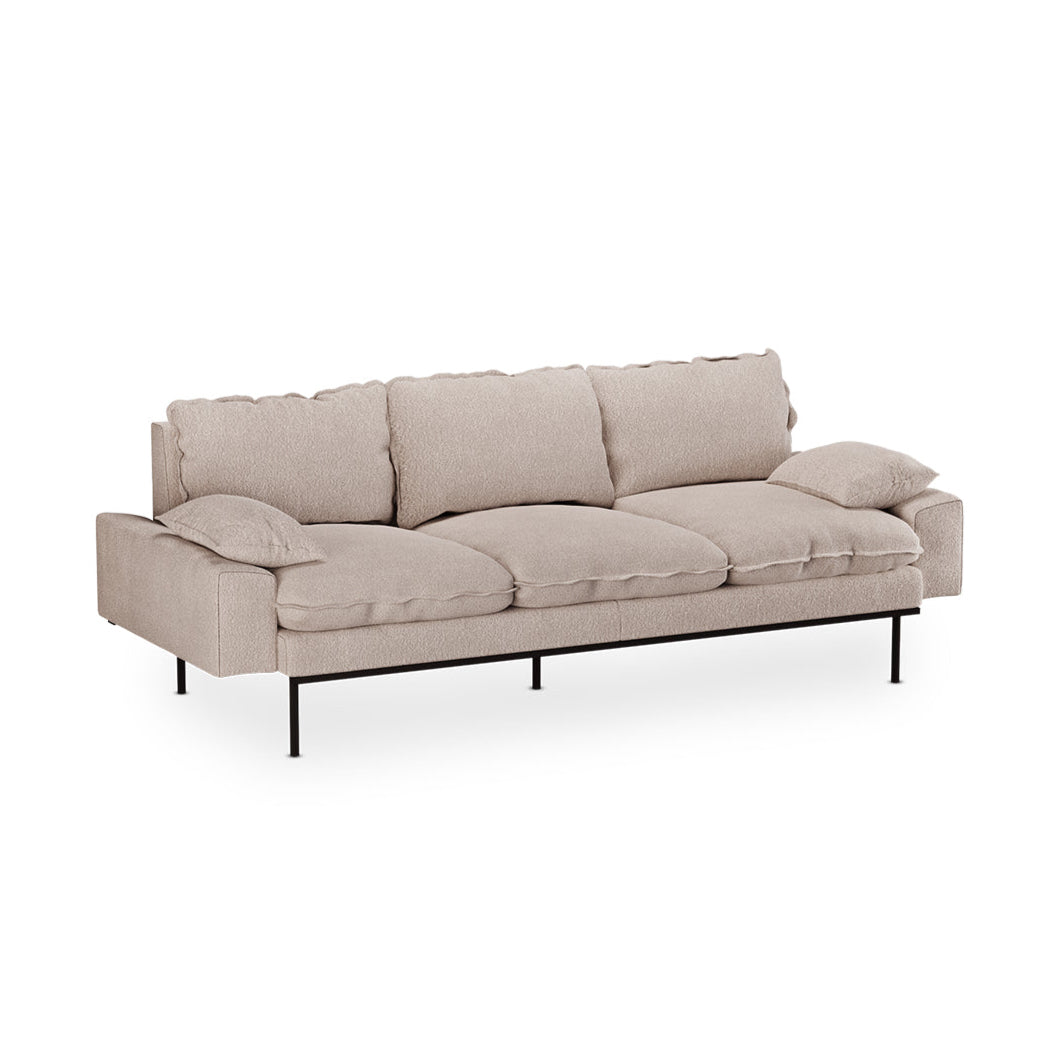 Retro Sofa in taupe boucle by HKliving