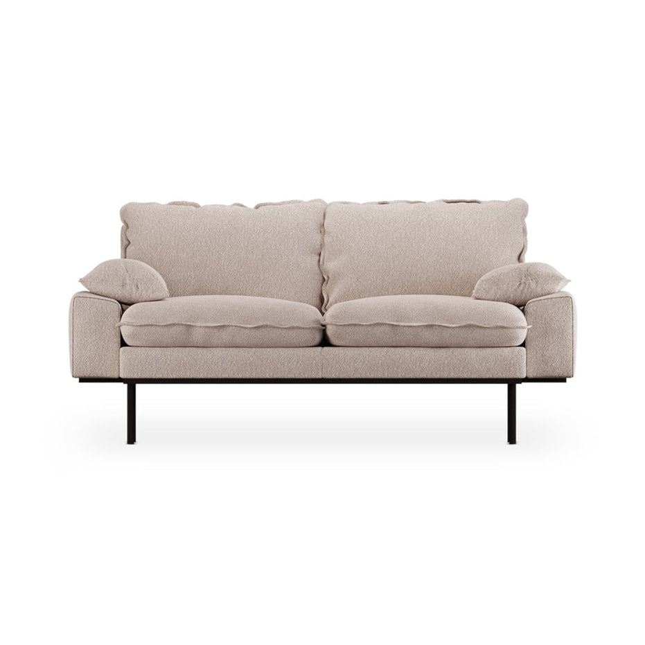 Retro Sofa in taupe boucle by HKliving