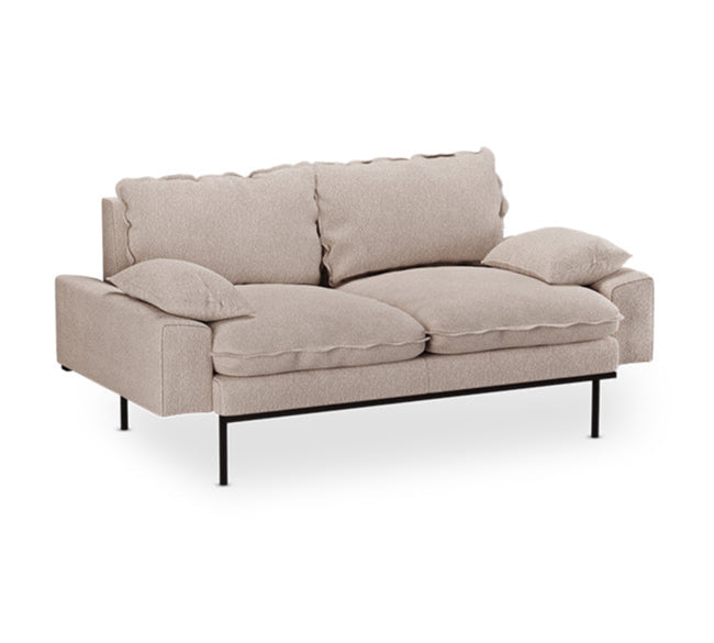 Retro Sofa in taupe boucle by HKliving