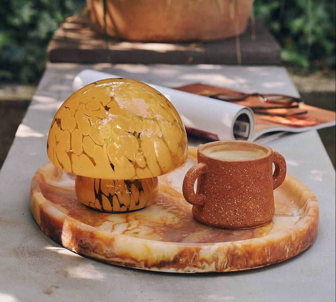 Portable Table Lamp in Honey