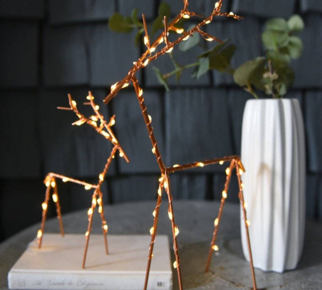 Copper Deer Light by Lightstyle in small or large