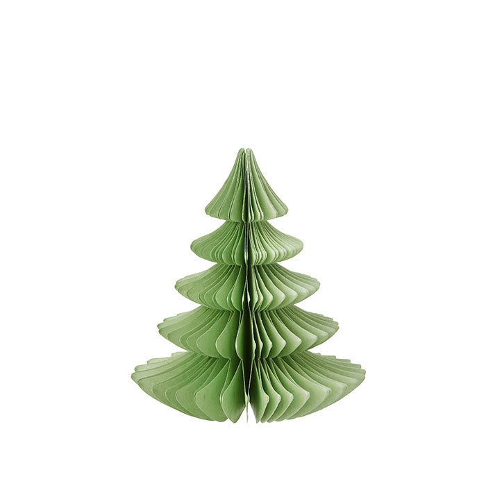 green honeycomb paper Christmas tree