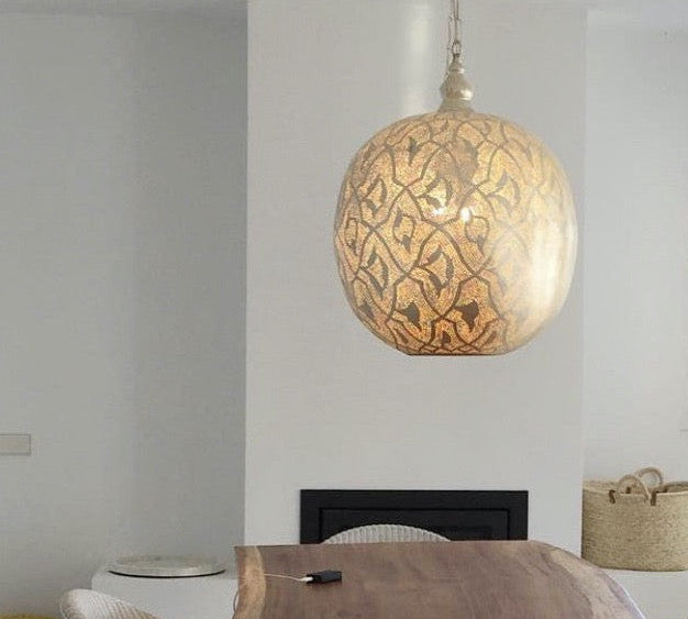 Filigrain extra large Moroccan pendant light 