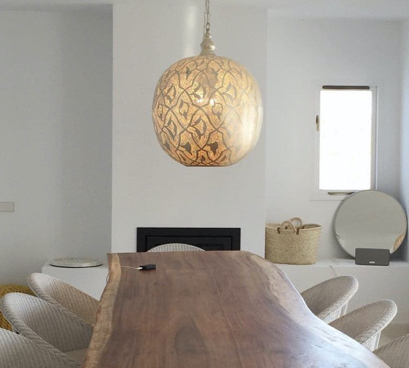 Filigrain extra large Moroccan pendant light 