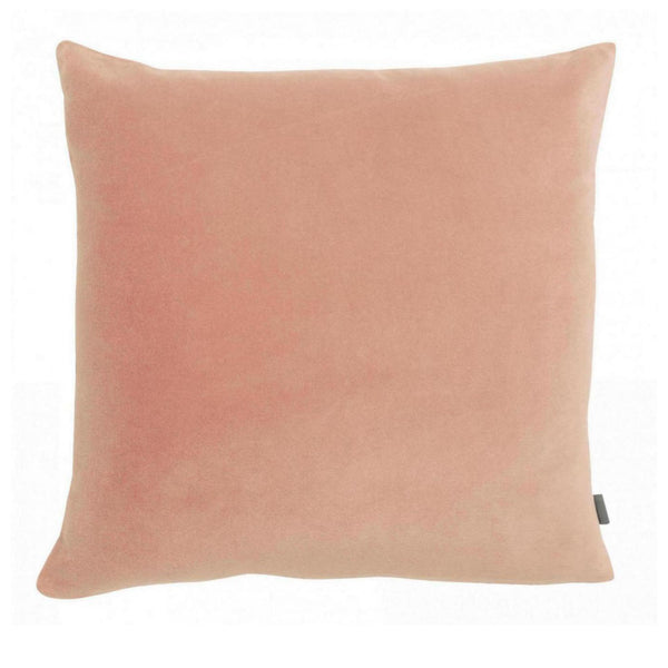 pale pink velvet cushion 