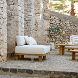 recycled teak garden sofa by tiNE k