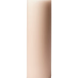 pink pillar candle on a white background