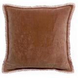 dark pink velvet cushion by Vivaraise 