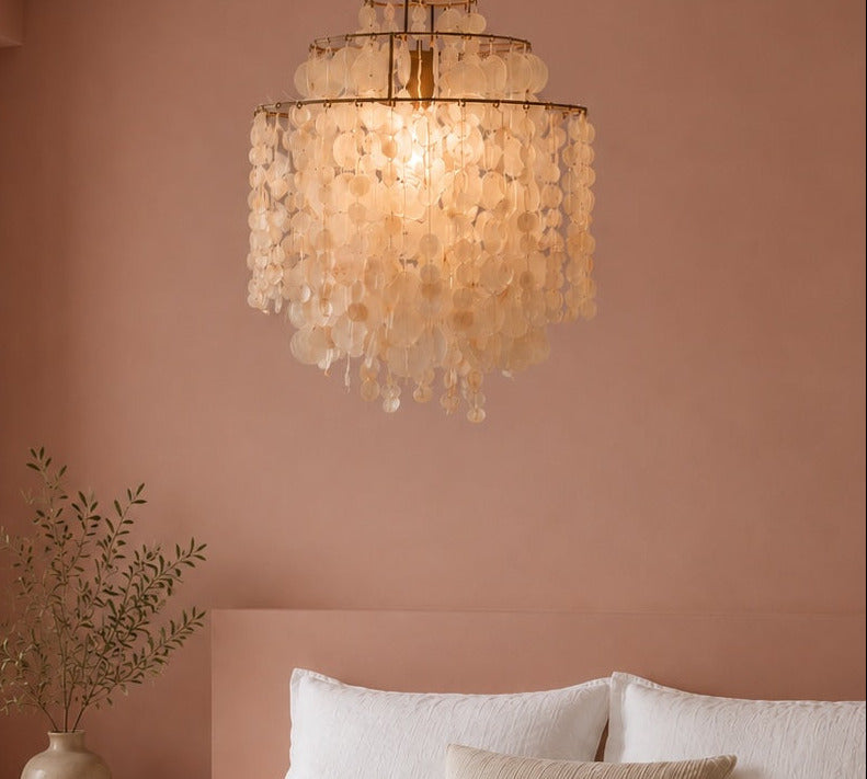 shell chandelier 
