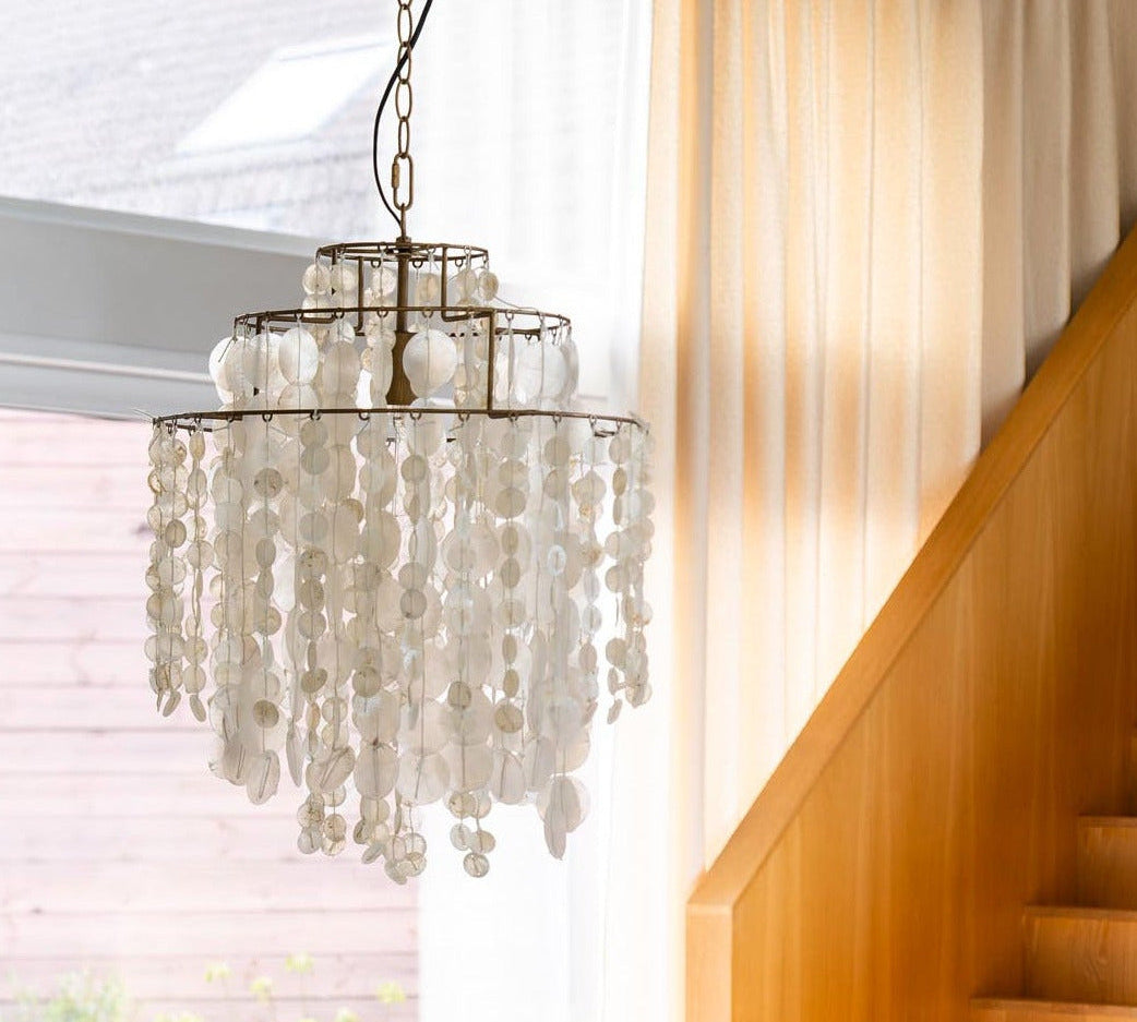 sea shell chandelier 