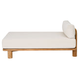 teak module outdoor  chaise sofa 
