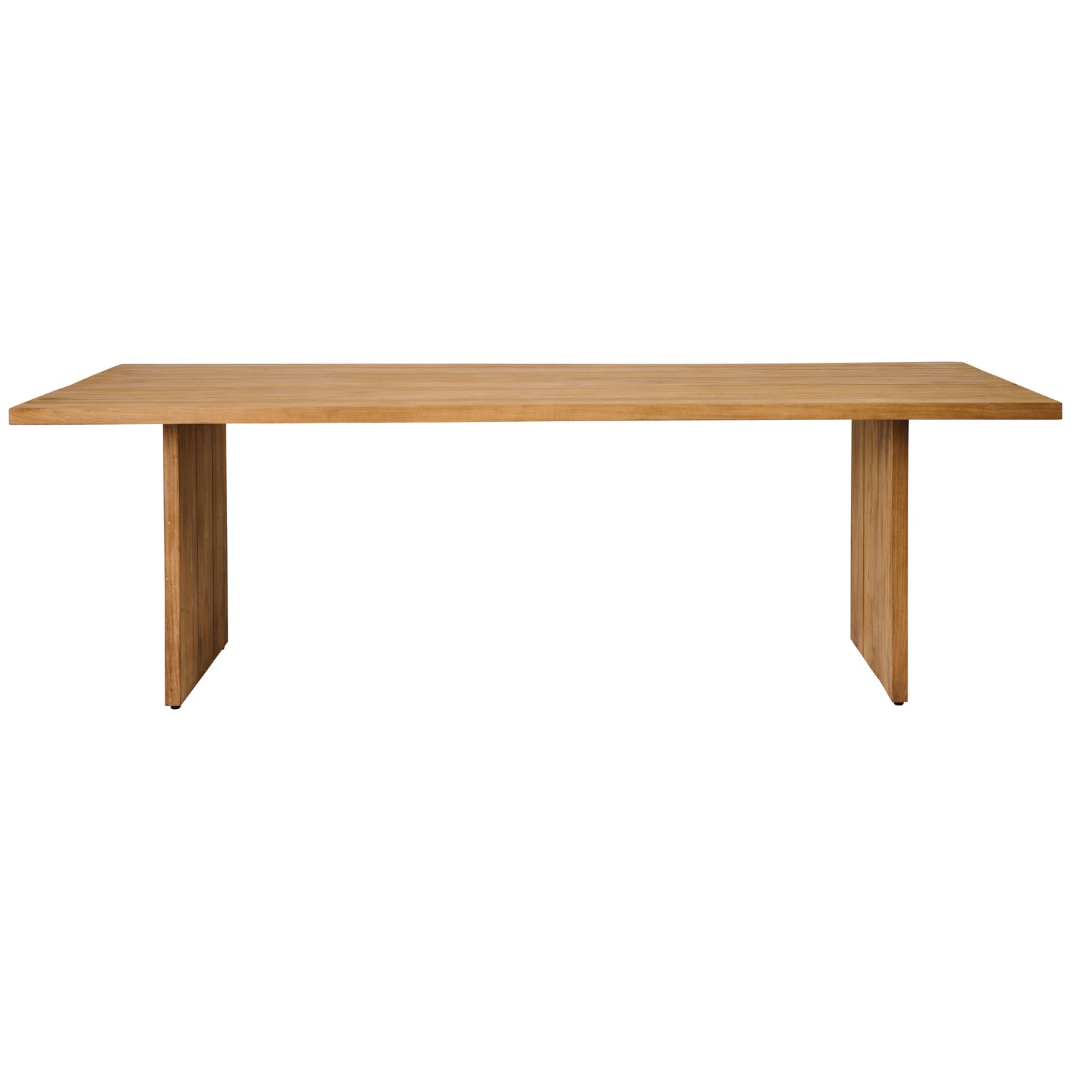 recycled teak outdoor dining table by Tine K