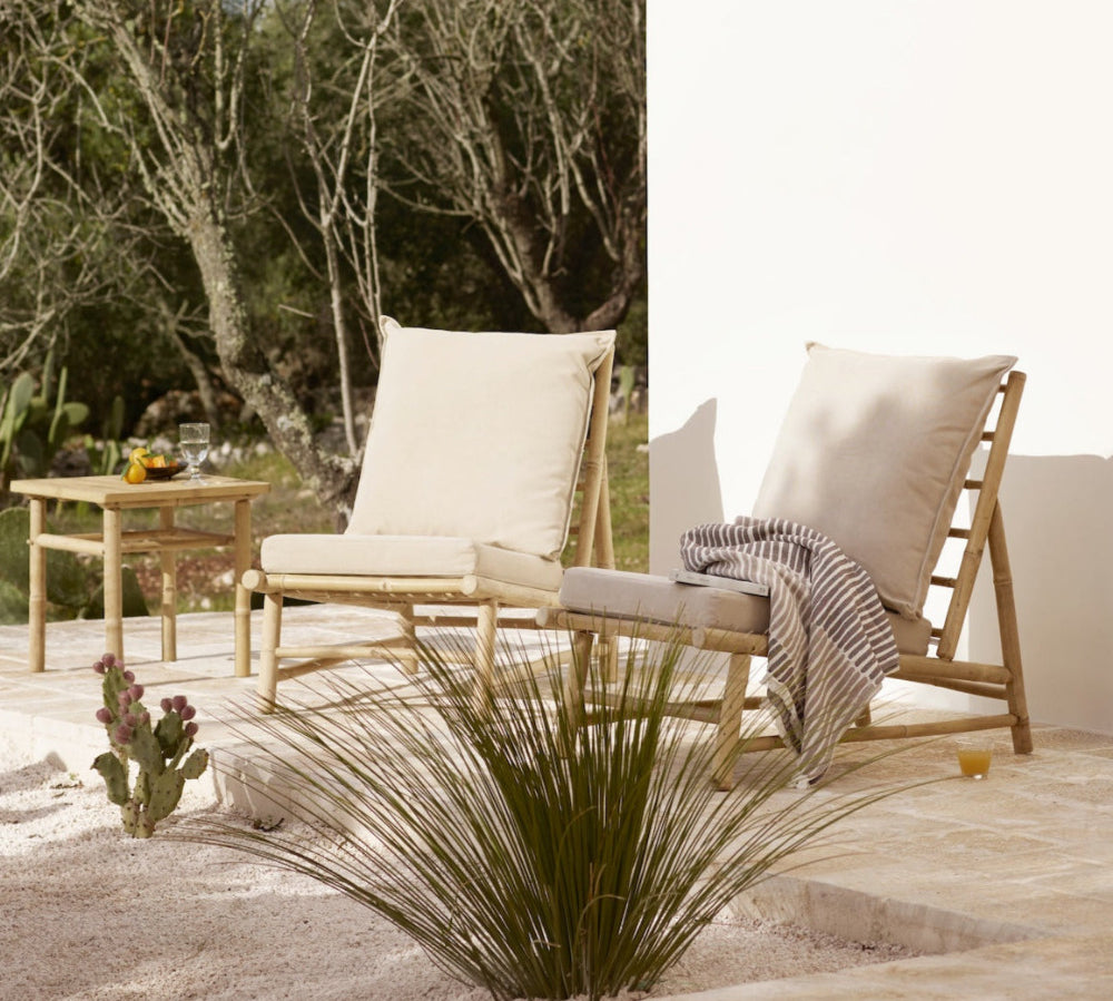 tine k bamboo garden chair