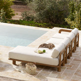 recycled teak garden sofa by Tine K 