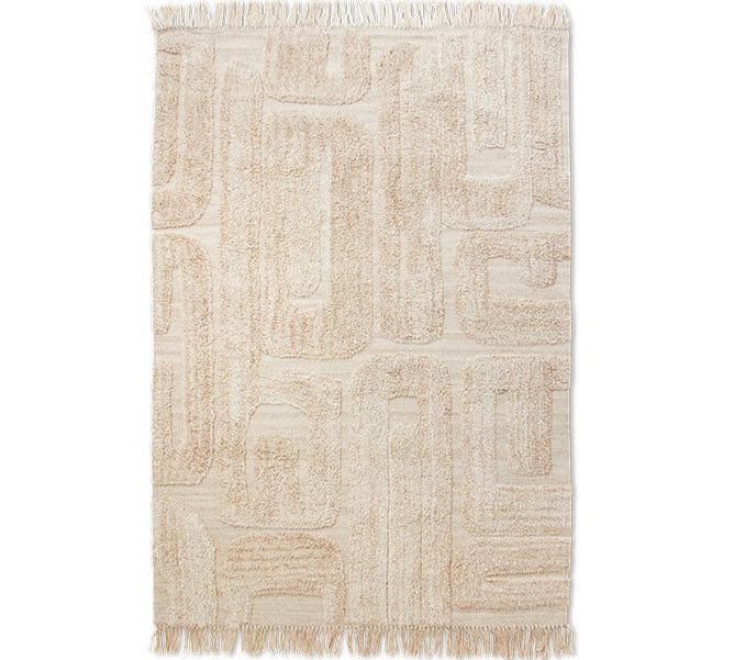 Tufted Rug Limestone by HKLIVING
