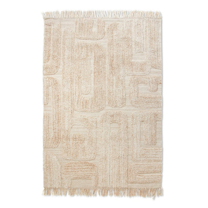 Tufted Rug Limestone by HKLIVING