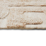 detail of Tufted Rug Limestone by HKLIVING
