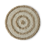 round cream bath mat by HKliving