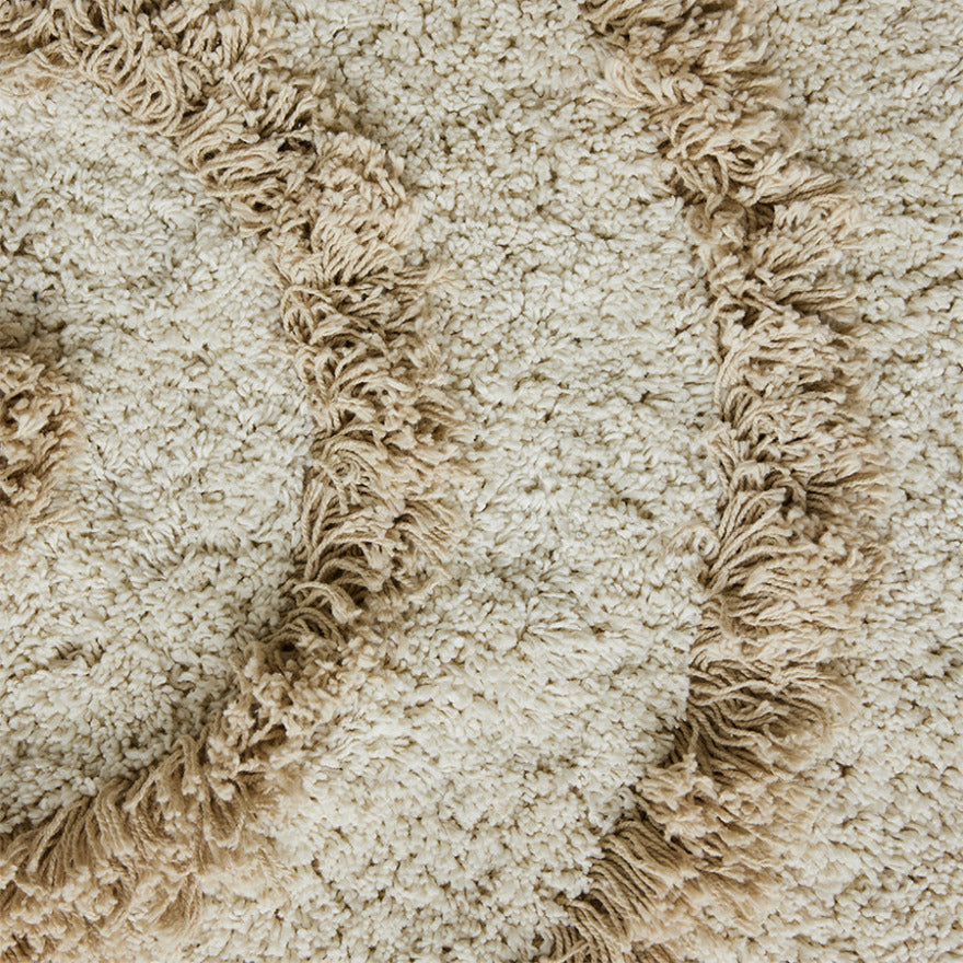 round cream bath mat by HKliving