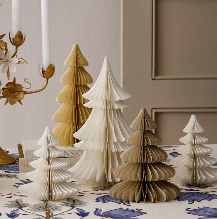 Paper Christmas Tree Table Decoration by Bungalow 