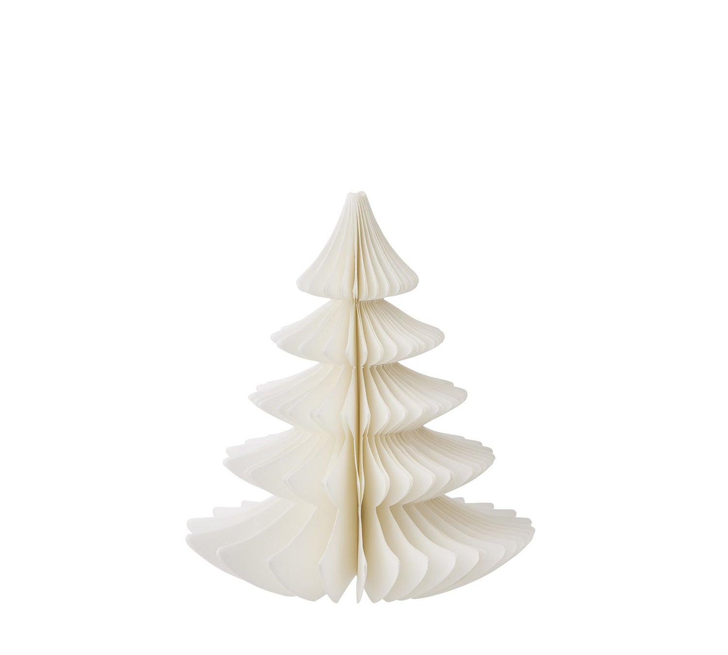 Cream paper Christmas Tree Table Decoration