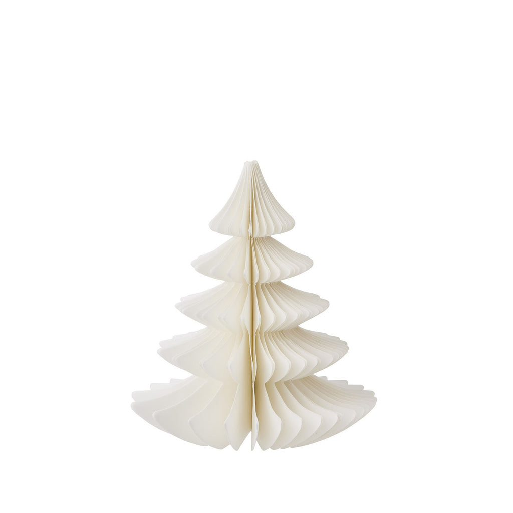 Cream paper Christmas Tree Table Decoration