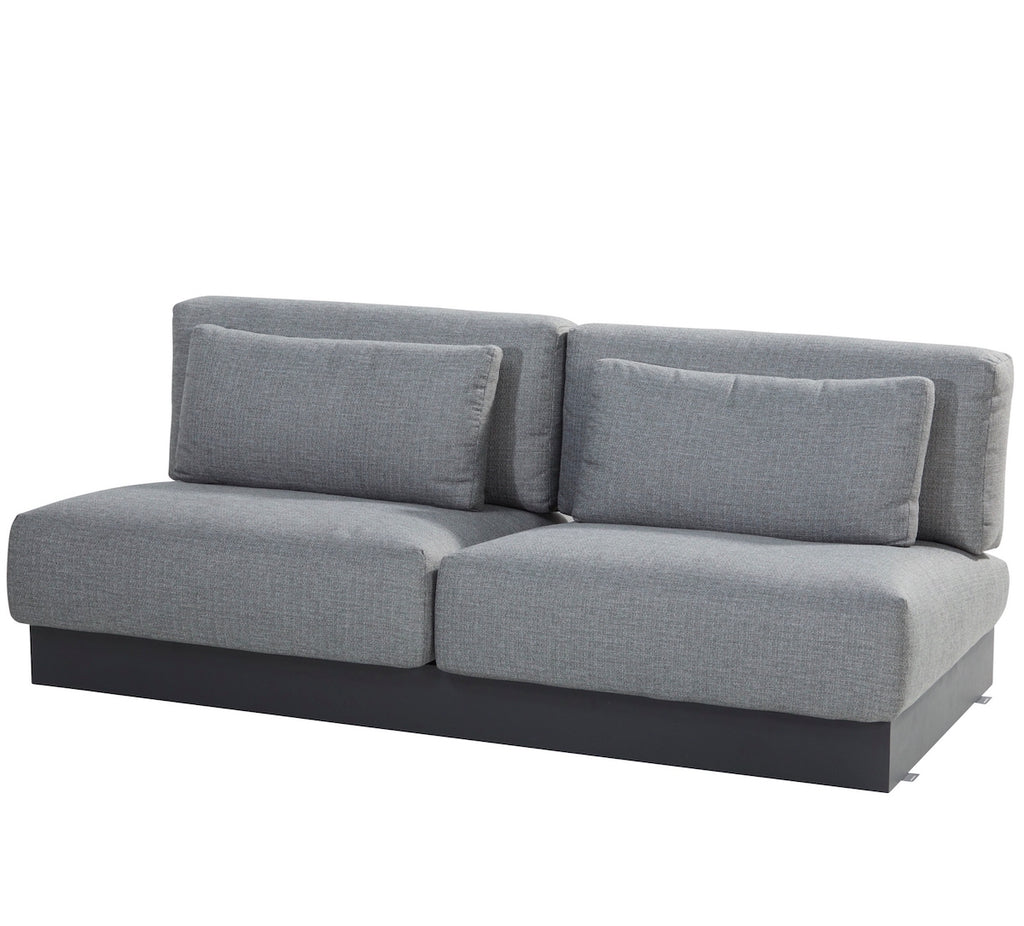 Ibiza two seater grey outdoor sofa