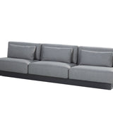 Ibiza grey 3 seater sofa