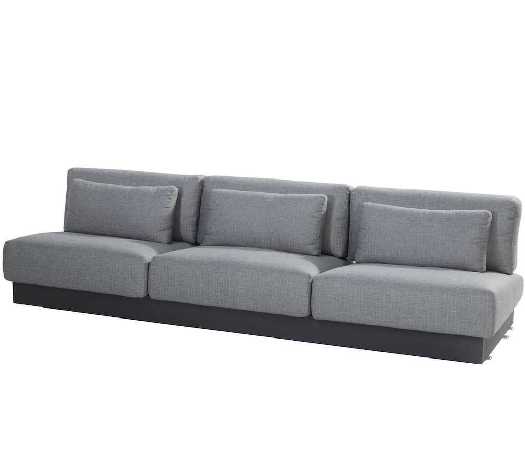Ibiza grey 3 seater sofa