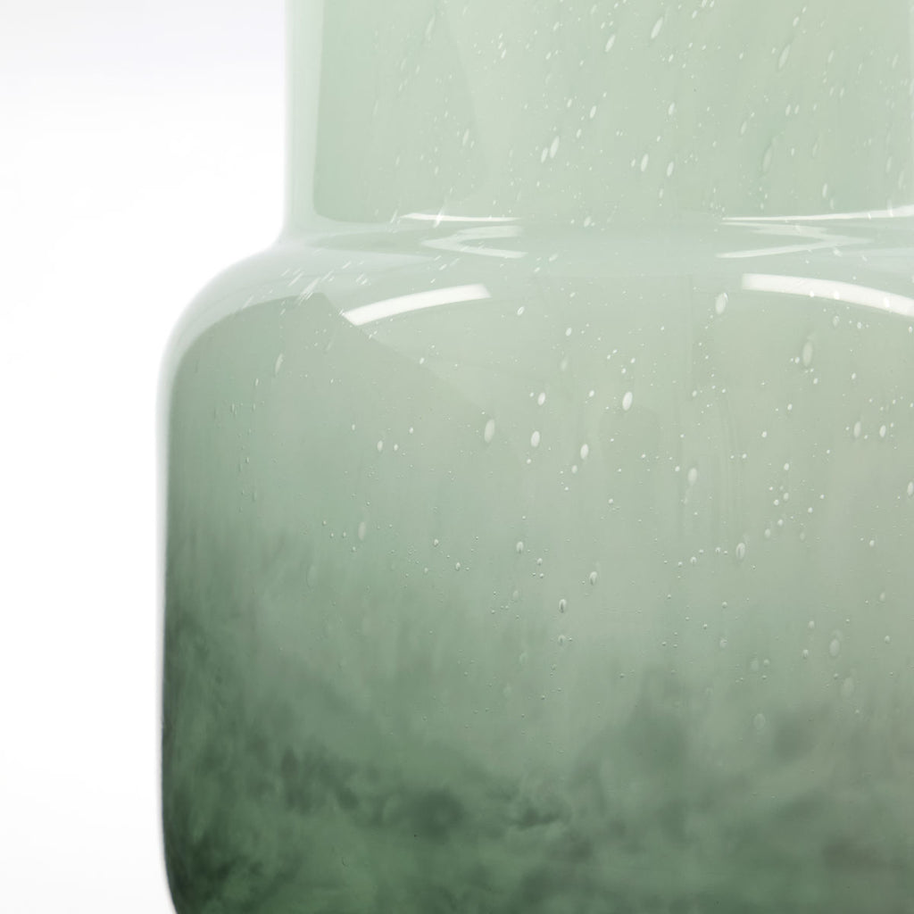 Pale green glass vase by House Doctor 